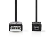 Nedis CCGP60200BK20 Usb 2.0-kabel A Male - Hirose Mini 4-pins Male 2,0 M Zwart - thumbnail