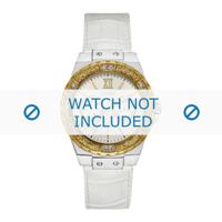 Horlogeband Guess W0775L8 Limelight Leder Wit 21mm - thumbnail