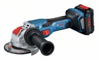 BOSCH PROFESSIONAL GWX 18V-15 C grinder + 2 5.5Ah ProCORE18V + GAL 1880 CV + L-Boxx accu's - thumbnail