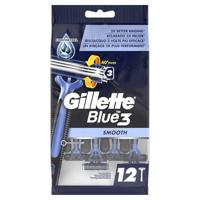 Gillette Gillette Blue3 Smooth Wegwerpscheermesjes Voor Mannen - 12 stuks - thumbnail