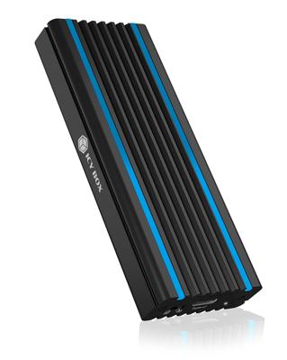ICY BOX IB-1824ML-C31, Type-C® USB 3.1 (Gen 2) zu PCIe NVMe M.2 2230/2242/2260/2280 SSD M.2 SSD-behuizing USB-C 3.2 Gen 2 10 GBit/s M.2 PCIe NVMe 2230, 2242,