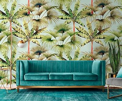 Livingwalls Metropolitan Stories. Travel Stories - Licht Blauw - Planten Behang - 391831