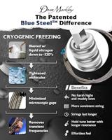 Dean Markley 2558 Blue Steel Light Top Heavy Bottom 10-52 snarenset voor elektrische gitaar - thumbnail