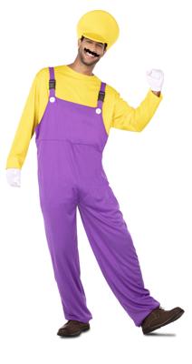 Wario Loodgieter Kostuum Heren