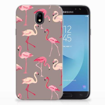 Samsung Galaxy J7 2017 | J7 Pro | TPU Hoesje | Flamingo