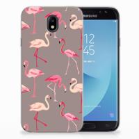 Samsung Galaxy J7 2017 | J7 Pro | TPU Hoesje | Flamingo - thumbnail