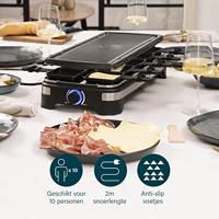 Princess 162650 Gourmetstel 10 pannen, Anti-aanbaklaag, Grillfunctie, Kabelgebonden, Controlelampje Zwart - thumbnail