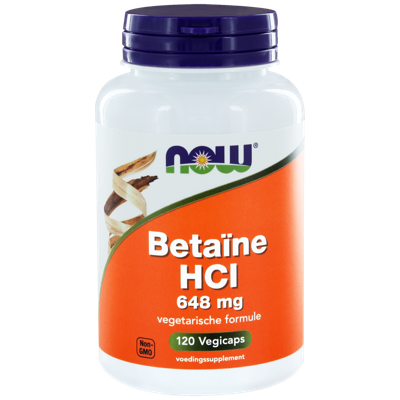 NOW Betaïne HCl 648 mg Capsules