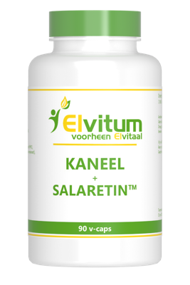 Elvitum Kaneel met salaretin 90 Vegetarische capsules