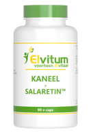 Elvitum Kaneel met salaretin 90 Vegetarische capsules - thumbnail