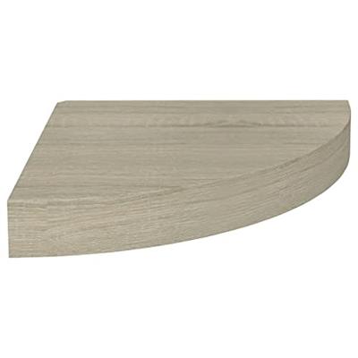 Hoekschap zwevend 25x25x3,8 cm MDF eikenkleurig