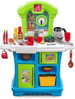 Step2 Speelgoedkeuken Little Cooks Kitchen 86 cm blauw - thumbnail