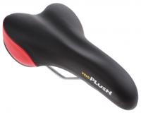 Velo zadel plush sport vl-3011 zwart rood - thumbnail