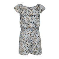 KIDS ONLY jumpsuit KONLINO met all over print lichtblauw/lichtbruin/zwart - thumbnail