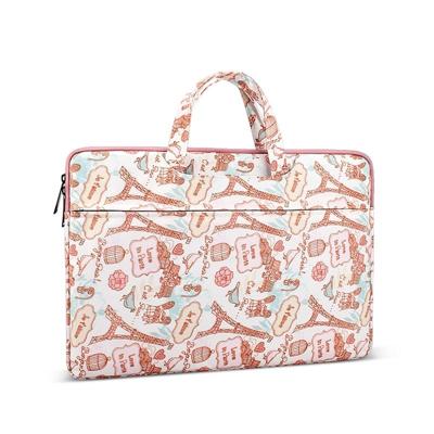 Canvas waterdichte laptop handtas voor 14 1 inch laptops