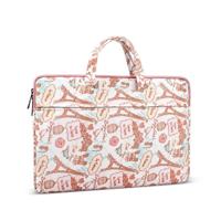 Canvas waterdichte laptop handtas voor 14 1 inch laptops - thumbnail