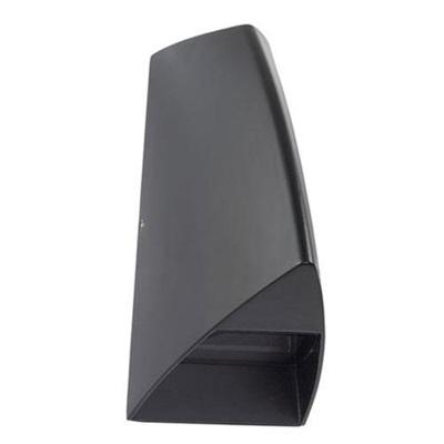 Ego LED Buitenlamp - Mat Zwart Aluminium Wandverlichting - 3.5W 4100K Ovaal