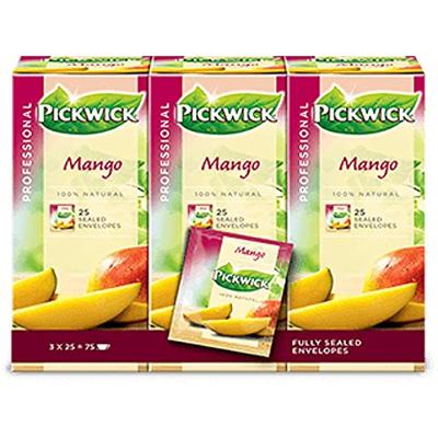 Thee pickwick mango 25x1.5gr | 3 stuks