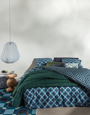 Essenza Teade Nightblue Dekbedovertrek