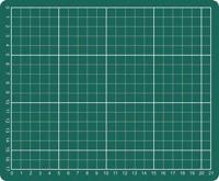 Snijmat a5 230x190mm groen - thumbnail