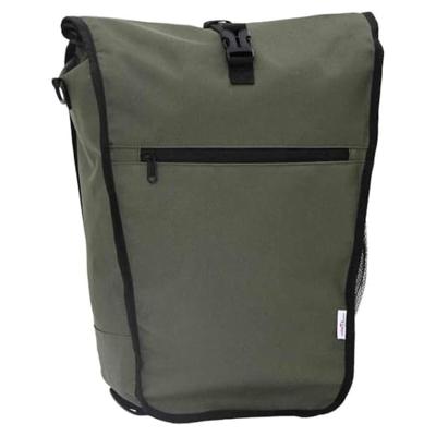 VidaXL Fietstas olijfgroen 34 x 16 x 59 cm polyester