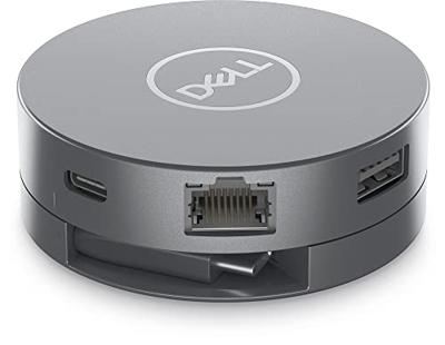 Dell 6-in-1 USB-C Multiport Adapter DA305 - Zilver Dell 6-in-1 USB-C Multiport Adapter DA305 - Zilver