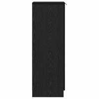 Schoenenkast Zwart Eiken 29,5 x 35 x 101 cm Bewerkt hout - thumbnail