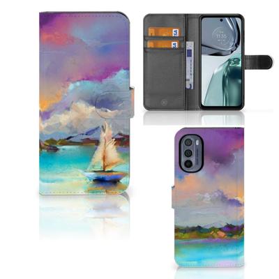 Hoesje Motorola Moto G62 5G Boat Hoesje Motorola Moto G62 5G Boat