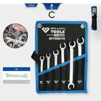 Brilliant Tools BT706015 BT706015 Leidingsleutelset Sleutelbreedte (metrisch) 8 - 19 mm - thumbnail