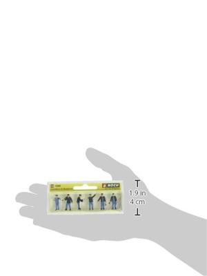 NOCH 15282 H0 Machinist / rangeerders figuren Geverfd, Staand