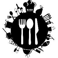 Keuken cirkel - Muursticker - thumbnail