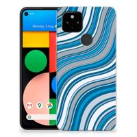 Google Pixel 4a 5G TPU bumper Waves Blue - thumbnail