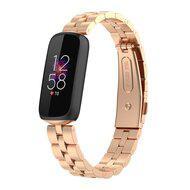 Fitbit Luxe - Stalen schakelband - Rosé goud - thumbnail