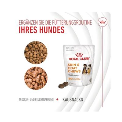 Royal Canin Skin & Coat Chews voedingssupplement hond 240 g - thumbnail