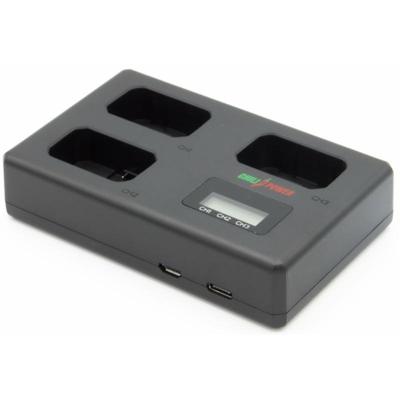 ChiliPower Sony NP-FW50 Triple Lader - Laadt 3 accu's, ook tegelijkertijd ChiliPower Sony NP-FW50 Triple Lader - Laadt 3 accu's, ook tegelijkertijd