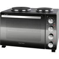 Profi Cook PC-KK 1302 Mini-oven Incl. kookplaat, Kijkvenster, Traploze temperatuurregeling, Convectiefunctie, Met grillspies 32 l - thumbnail