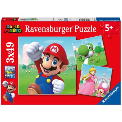 Ravensburger super mario puzzel, 3x49st. Ravensburger super mario puzzel, 3x49st.