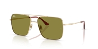 Zonnebril Ray-Ban -RB3758-9213/2- ARI Pale gold-green - thumbnail