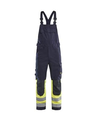 Blåkläder Bretelbroek Multinorm Inherent Klasse 1 28881512 | Marine/High-Vis Geel | Maat 62 - 7330509809334