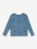 T-shirt met lange mouwen voor kinderen JUHANNUS SUN FINKID blauw - thumbnail