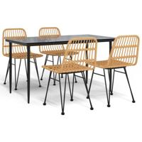 5-delige Tuinset poly rattan - thumbnail