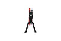 Middenstandaard Simson Dubbel met 30mm brede plaat - zwart - thumbnail