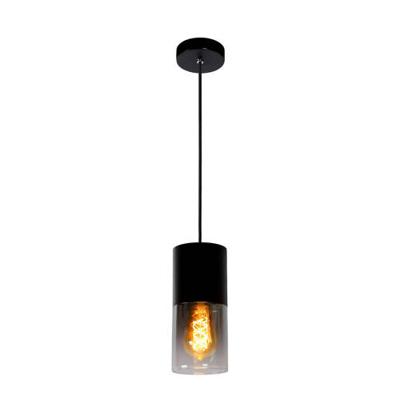 Lucide ZINO - Hanglamp - Ø 10 cm - 1xE27 - Fumé