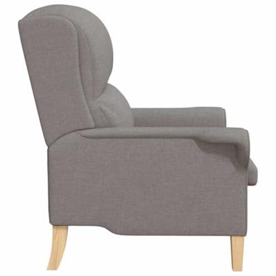 Fauteuil Taupe 76 x 94 x 102 cm Stof
