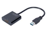 Digitus DA-70841 USB 3.0 HDMI Zwart kabeladapter/verloopstukje - thumbnail