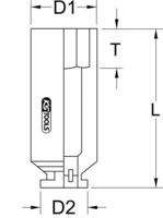 KS Tools 5151841 515.1841 Kracht-dopsleutelinzet 41 mm - thumbnail