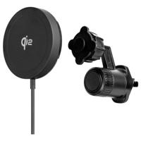 Aqiila Powerbird QC1 Wireless Charger 20 W Qi 2 Zwart Auto - thumbnail