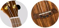 Flight Supernatural Series DUC445 Glossy Acacia concert ukelele met gigbag - thumbnail