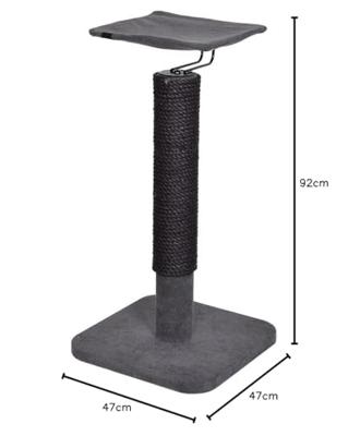 Krabpaal Iwaki 47x47x92 cm Grijs Krabpaal Iwaki 47x47x92 cm Grijs