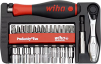 Wiha bit- en dopsleutelset probuddy® evo 1/4" | in doordachte gereedschapshouder | 40-delig - 46960 - thumbnail